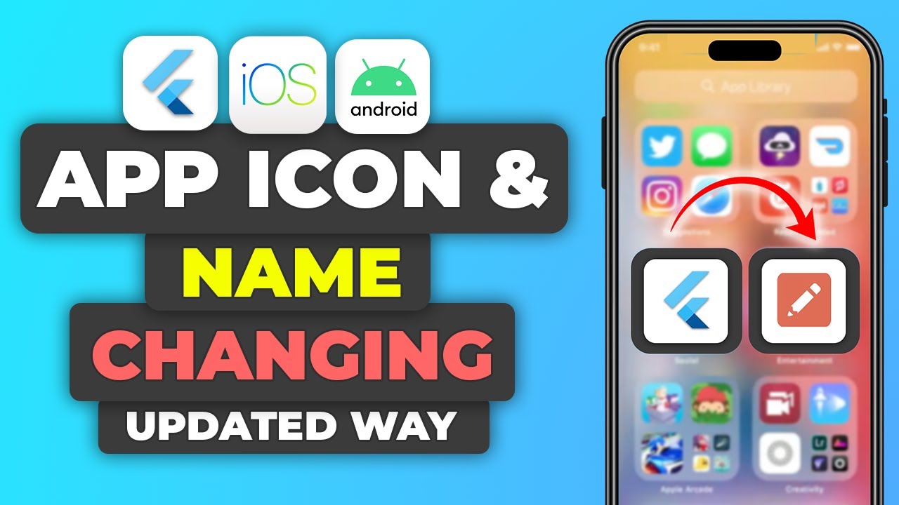 Flutter Change App Icon and Display Name
