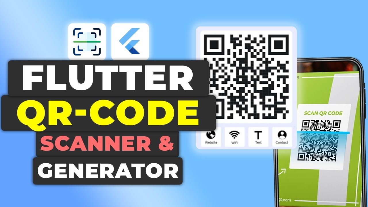 Flutter Scan and Generate QR Code Tutorial | Flutter Scanner App Guide