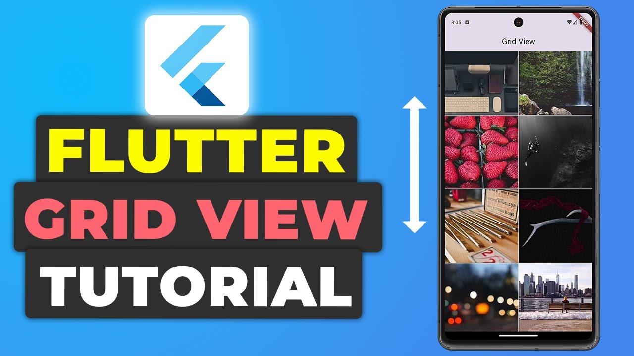 Flutter GridView Tutorial | Scrollable Grid View Flutter Guide