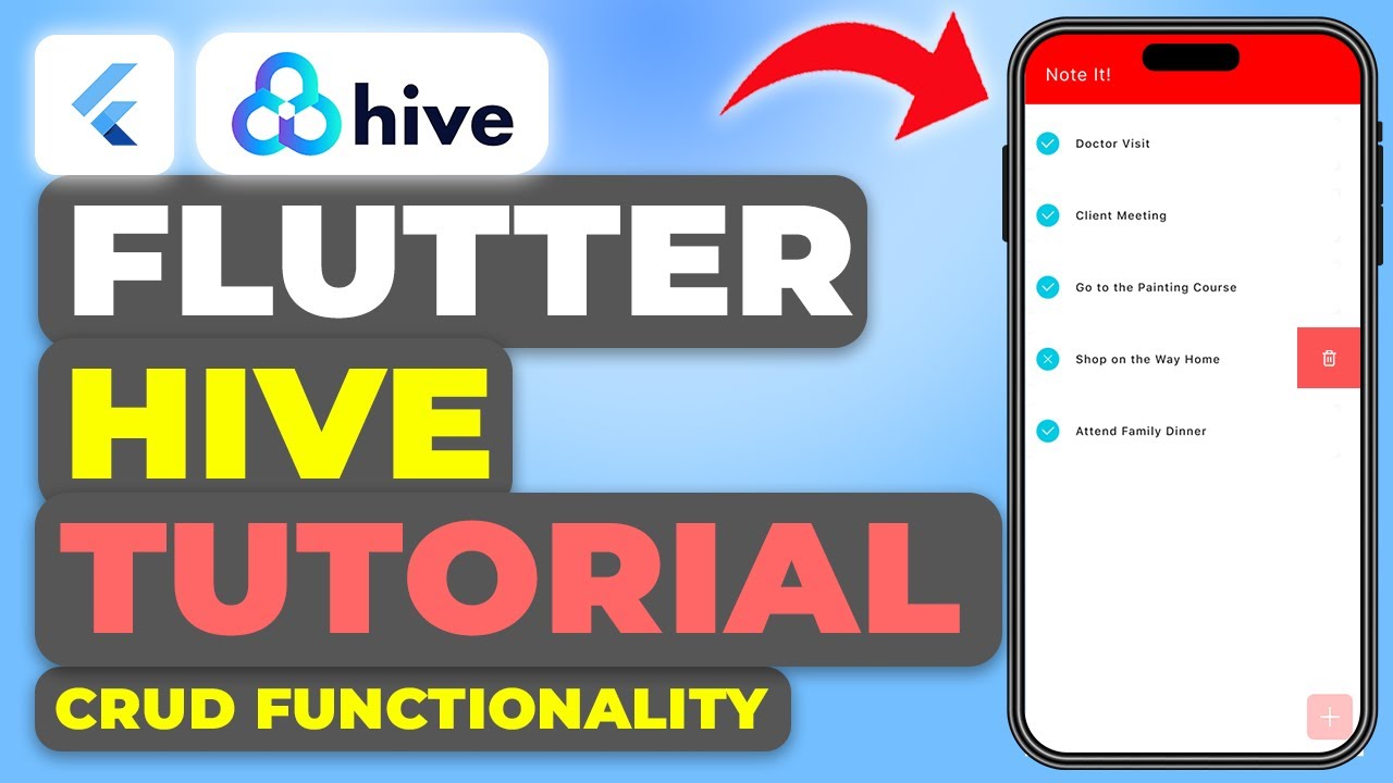 Flutter Hive Database Tutorial – Hive Powered To-Do App in Flutter