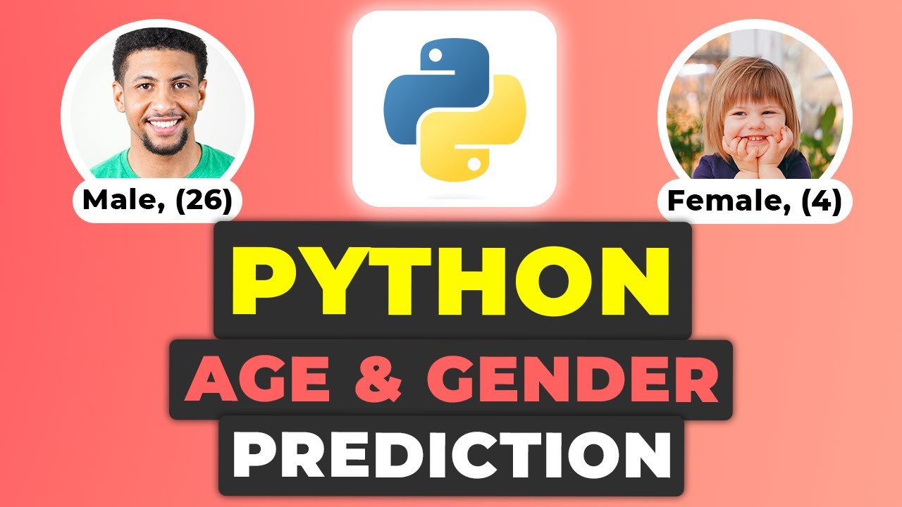 Python Age and Gender Detection Using OpenCV | Python CNN Project Age & Gender Classification